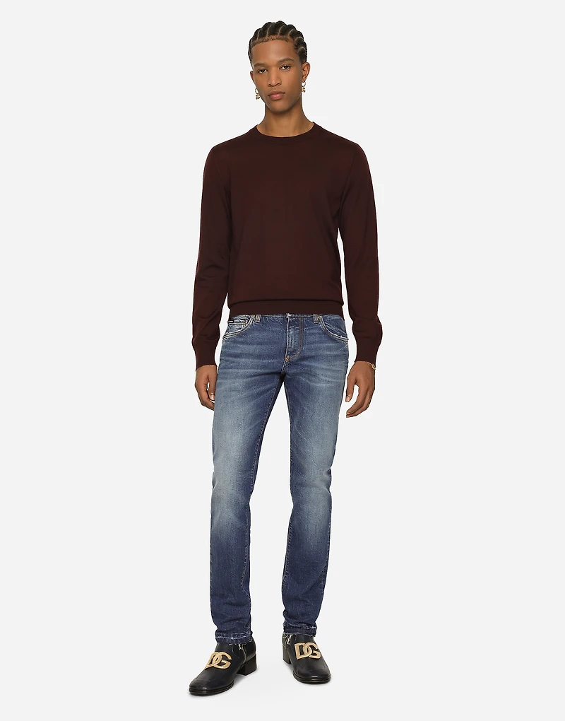 Extra-fine cashmere round-neck sweater