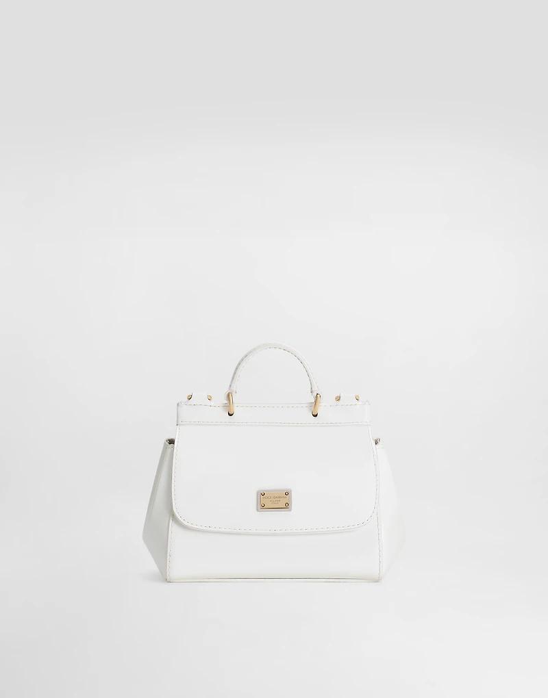 Patent leather mini Sicily bag