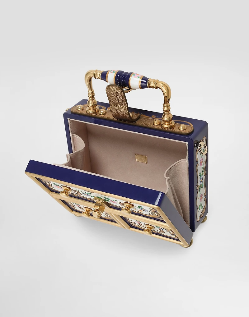 Dolce Box handbag in painted wood