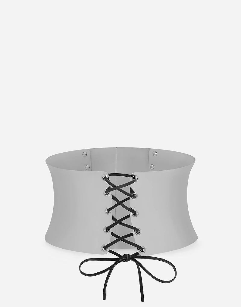 High corset belt with padlocks
