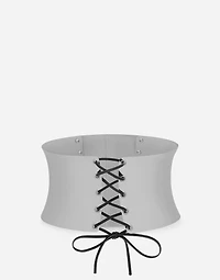 High corset belt with padlocks