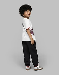 Jersey T-shirt with belt-bag print