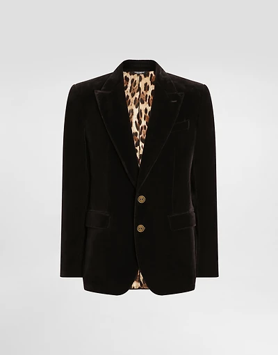 Single-breasted sicilia light cotton jacket