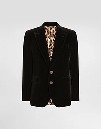 Single-breasted sicilia light cotton jacket