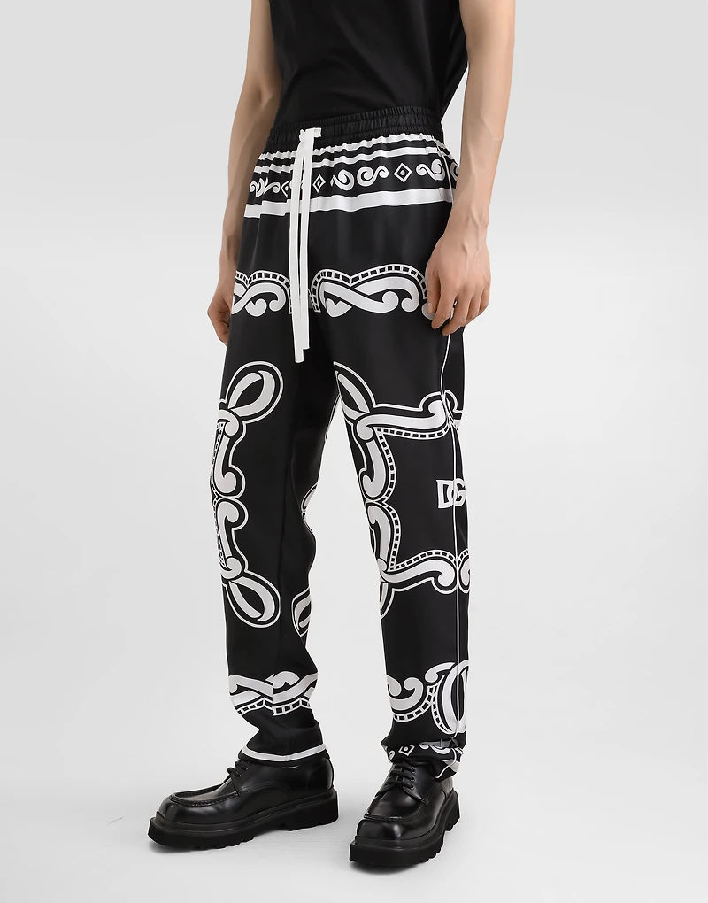 Silk pajama pants