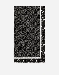 Cotton sarong with polka-dot print (110x190)