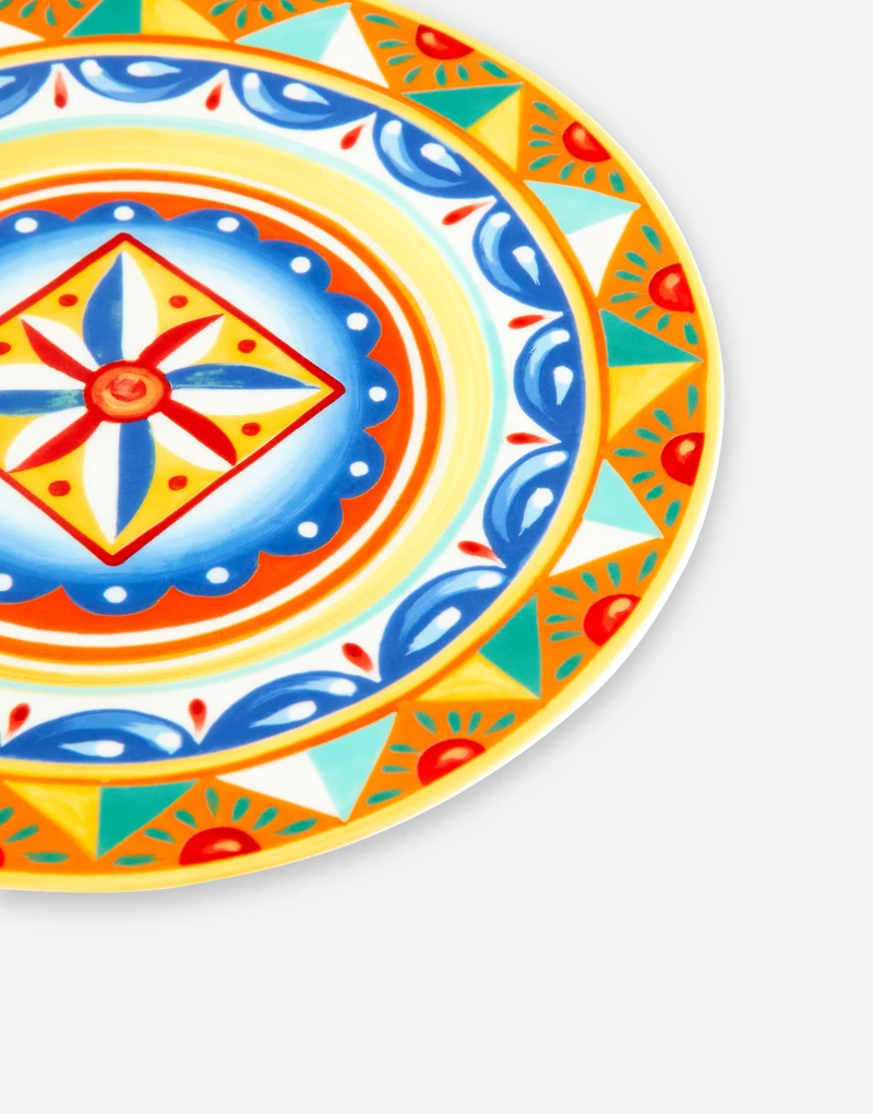 Set 2 Dinner Plates in Fine Porcelain