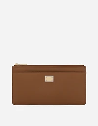 Large Dauphine calfskin card holder