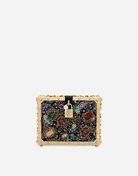 Jacquard Dolce Box bag with embroidery