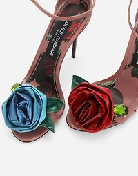 Patent leather sandals