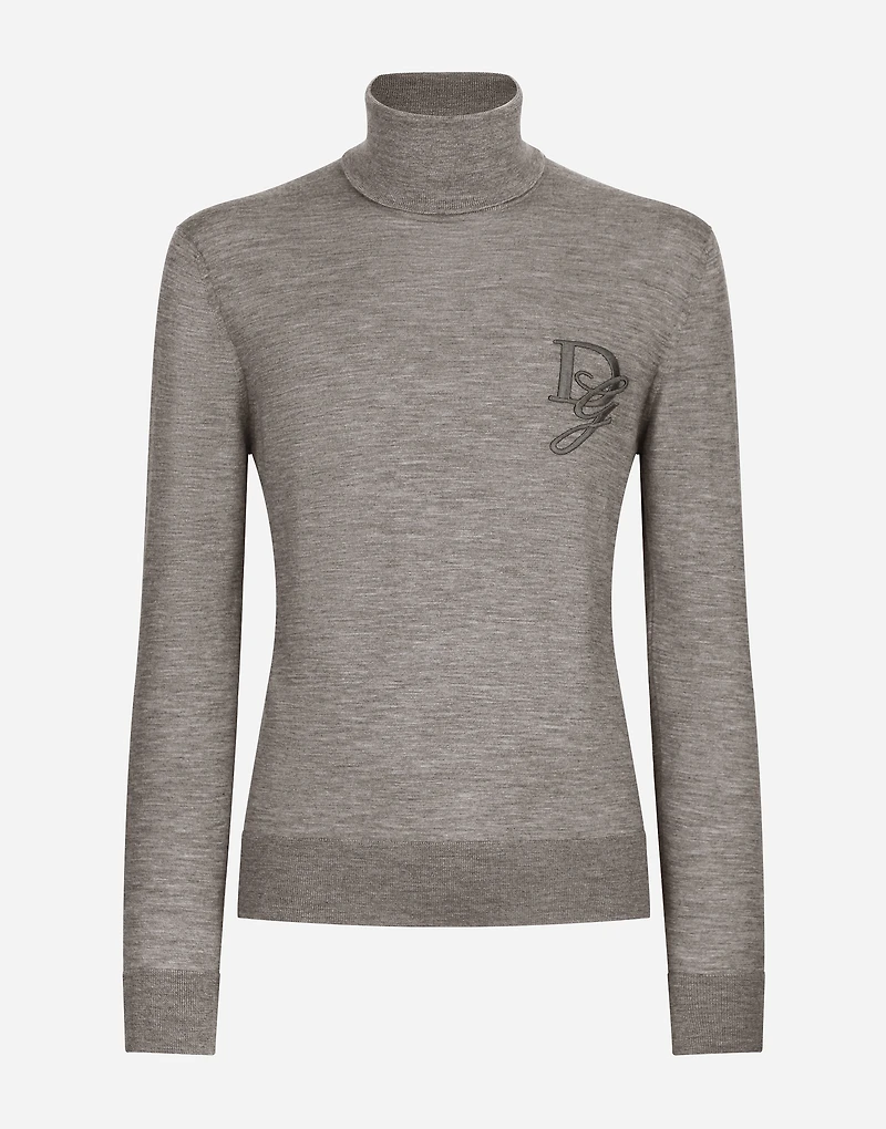 Cashmere turtle-neck sweater