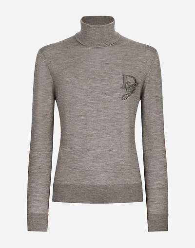 Cashmere turtle-neck sweater