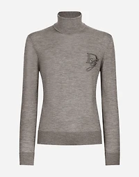 Cashmere turtle-neck sweater
