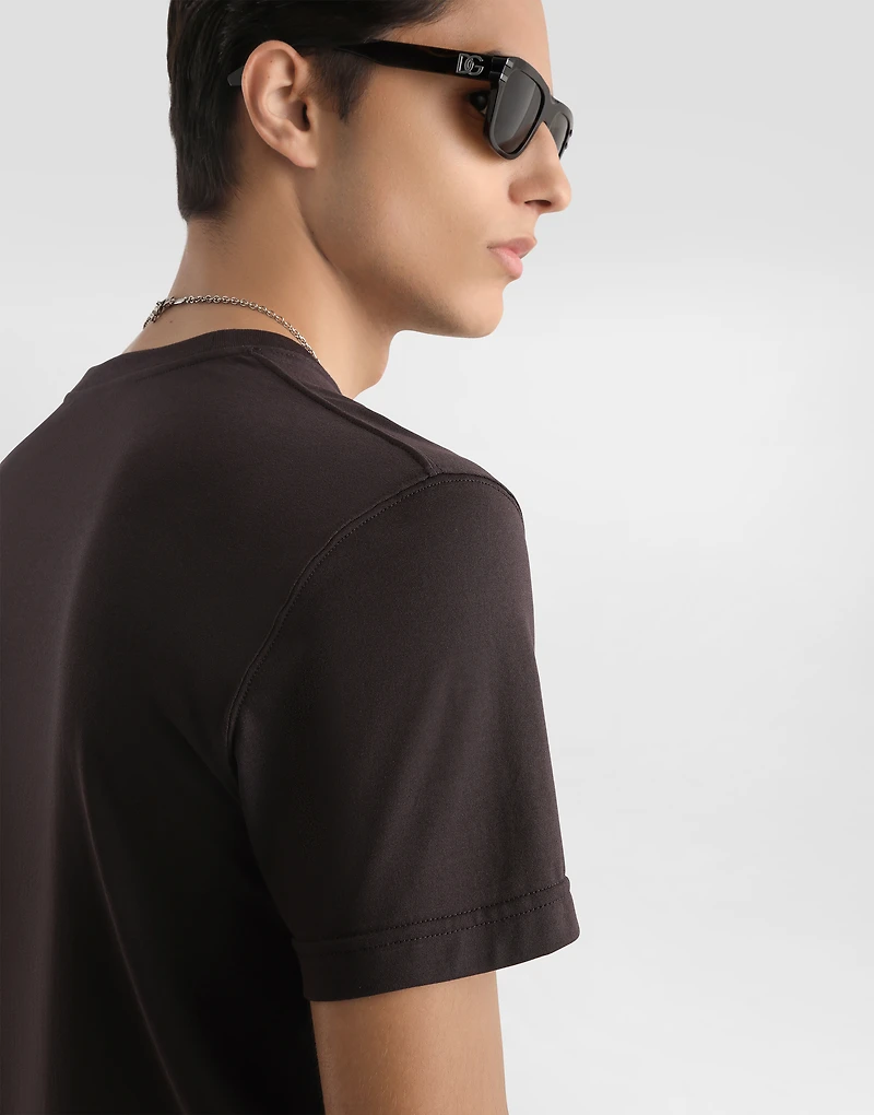 Cotton t-shirt with embroidery