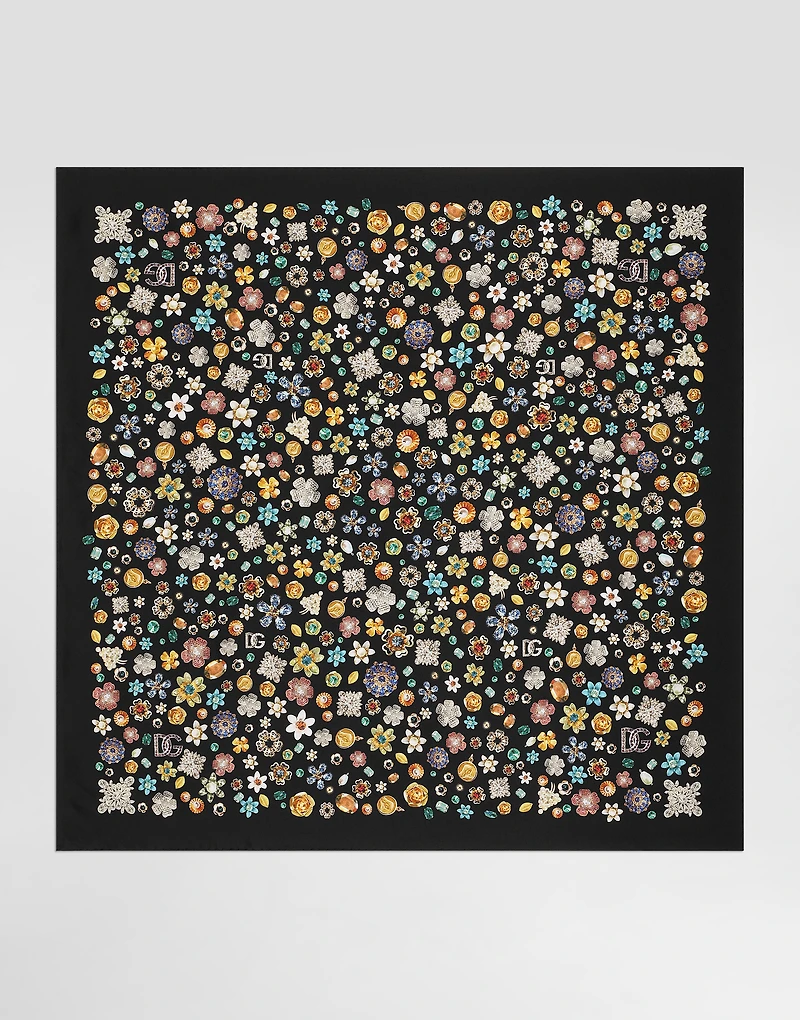 90x90 silk twill scarf