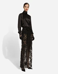 Silk satin blouse