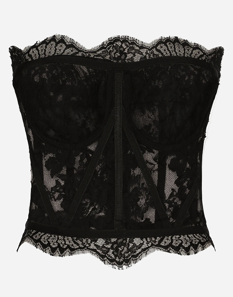 Lace bustier