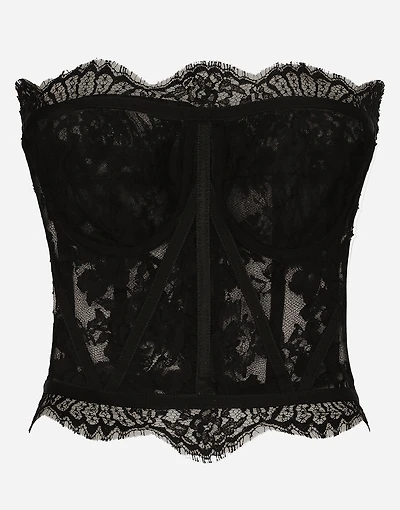 Lace bustier