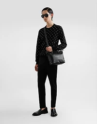 Small calfskin shopper