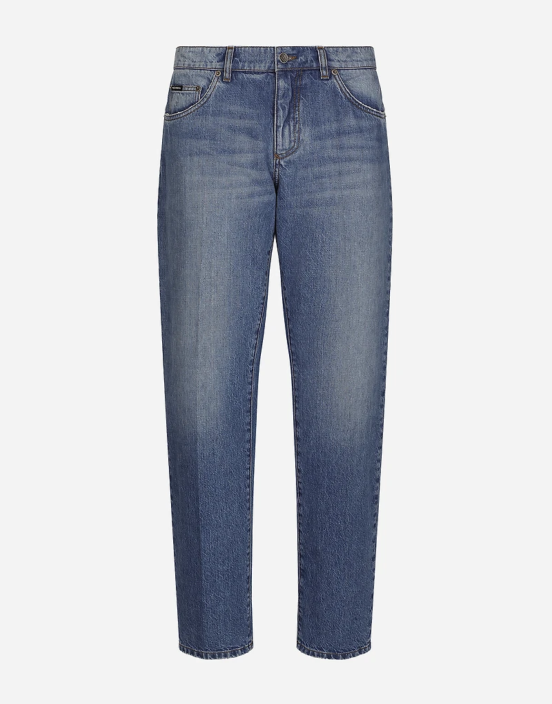 Classic blue denim jeans