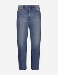 Classic blue denim jeans