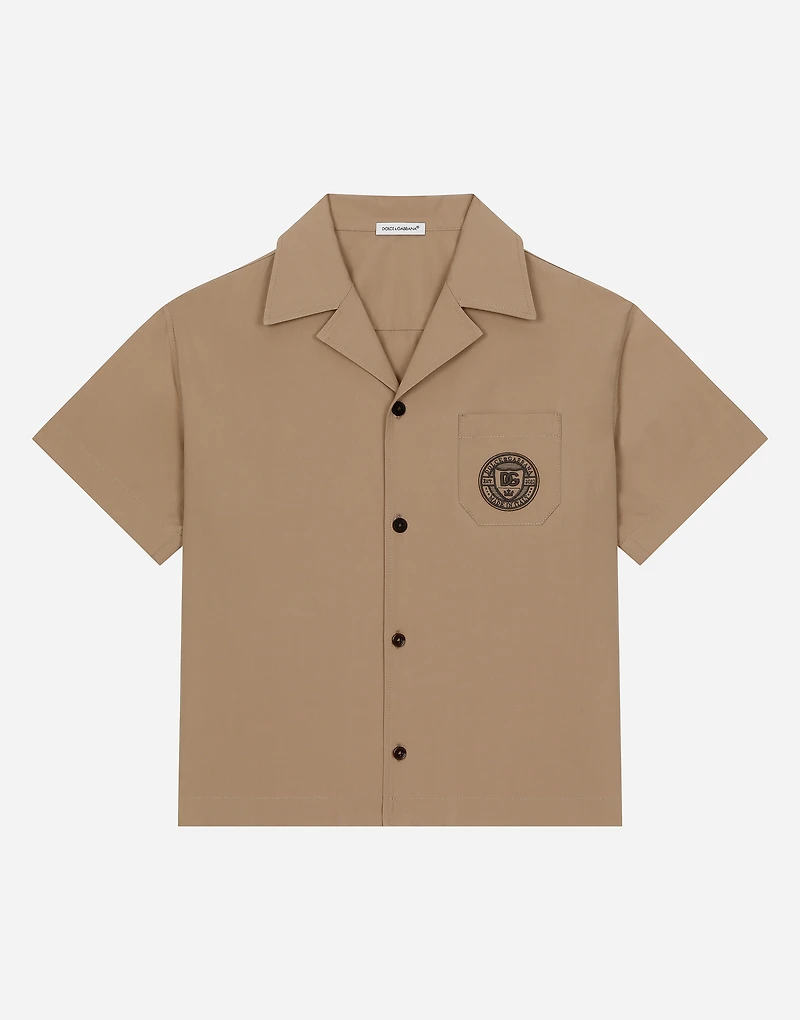Poplin shirt with DG logo