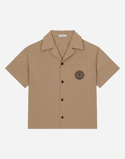 Poplin shirt with DG logo