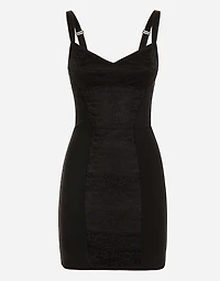 Corset-style slip dress