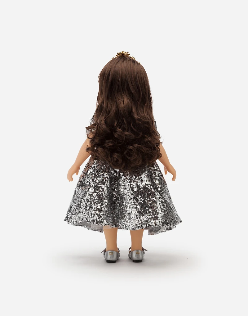 Doll with sequined dress