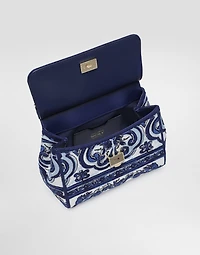 Medium Sicily handbag with Majolica embroidery