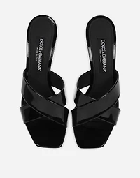 Patent leather 3.5 mules
