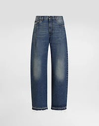 Cotton denim jeans