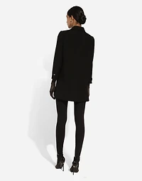 Short woolen coat