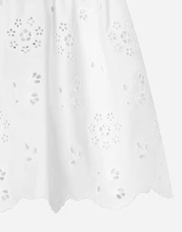 Jersey and poplin dress with Dolce&Gabbana logo