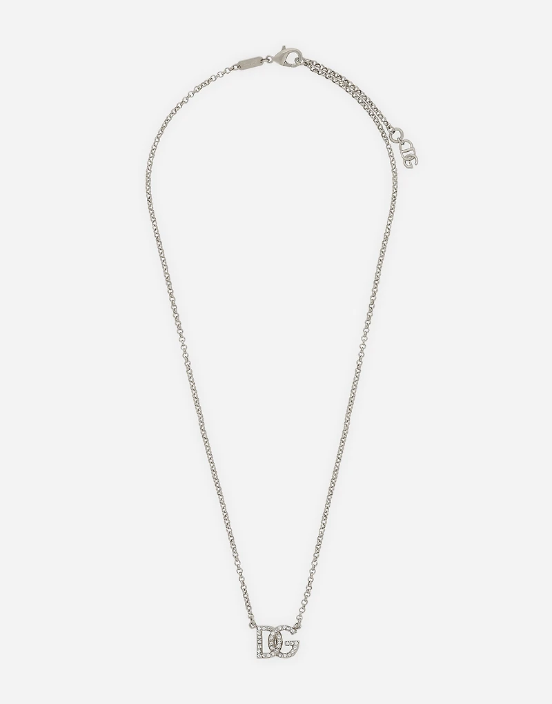 Fine link necklace with DG logo