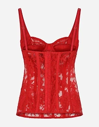 Lace lingerie corset