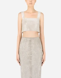 Crystal mesh top