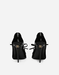 Polished calfskin pumps