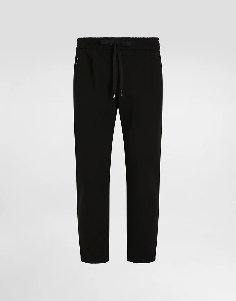 Jersey jogging pants with DG patch
