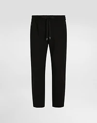 Jersey jogging pants with DG patch