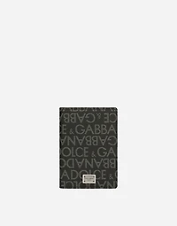 Coated jacquard passport holder
