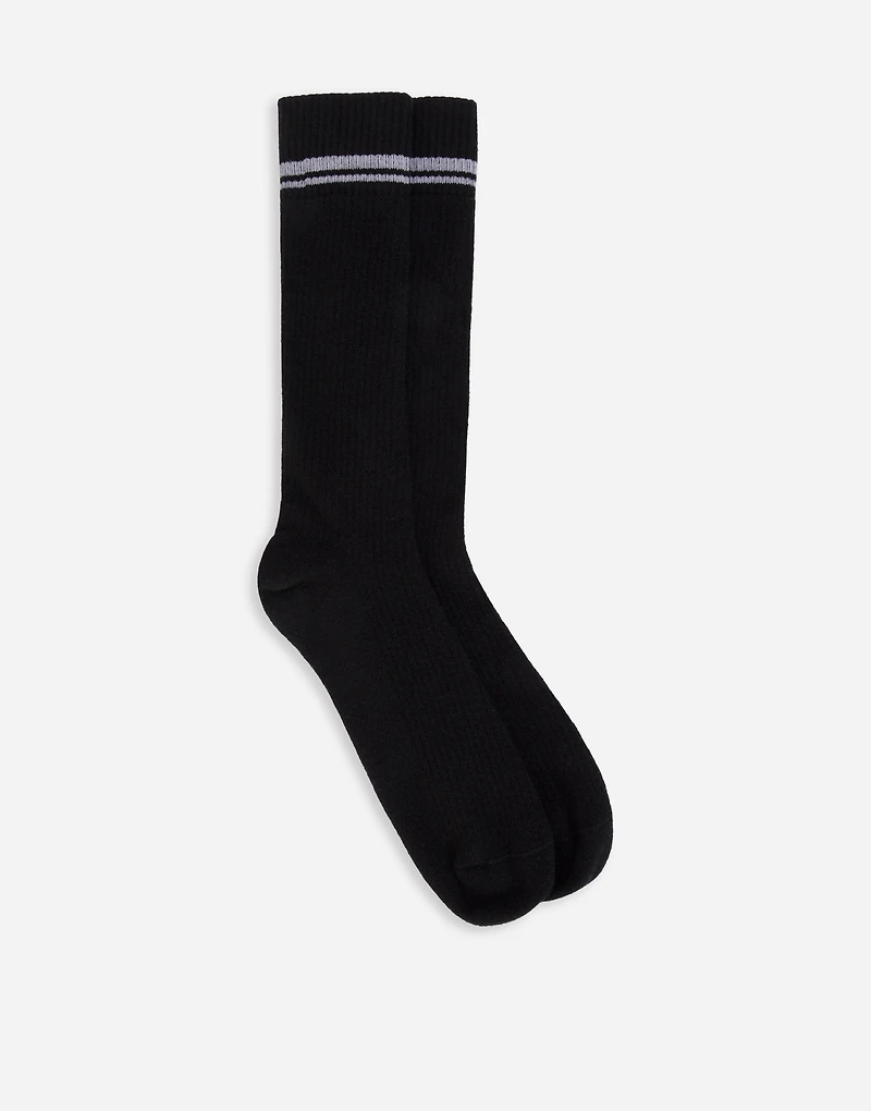 Stretch cotton socks with jacquard DG logo