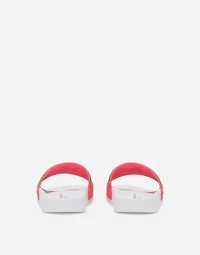 Rubber beachwear sliders
