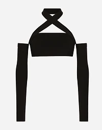 Viscose top with sleeve details