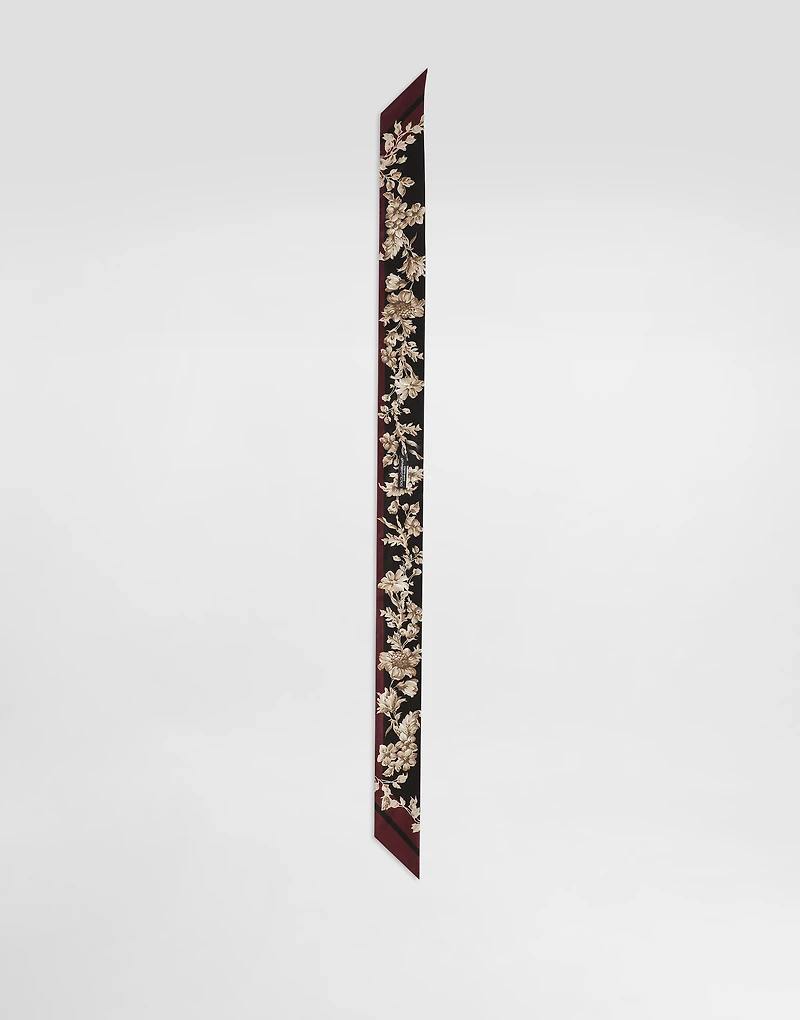 Silk twill bandeau