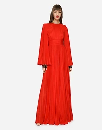 Long chiffon dress