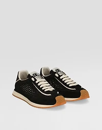 Mixed-material DG Cushion sneakers