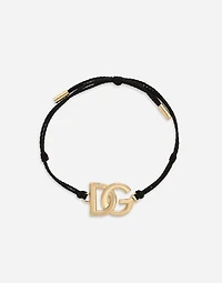Cord bracelet with large DG logo