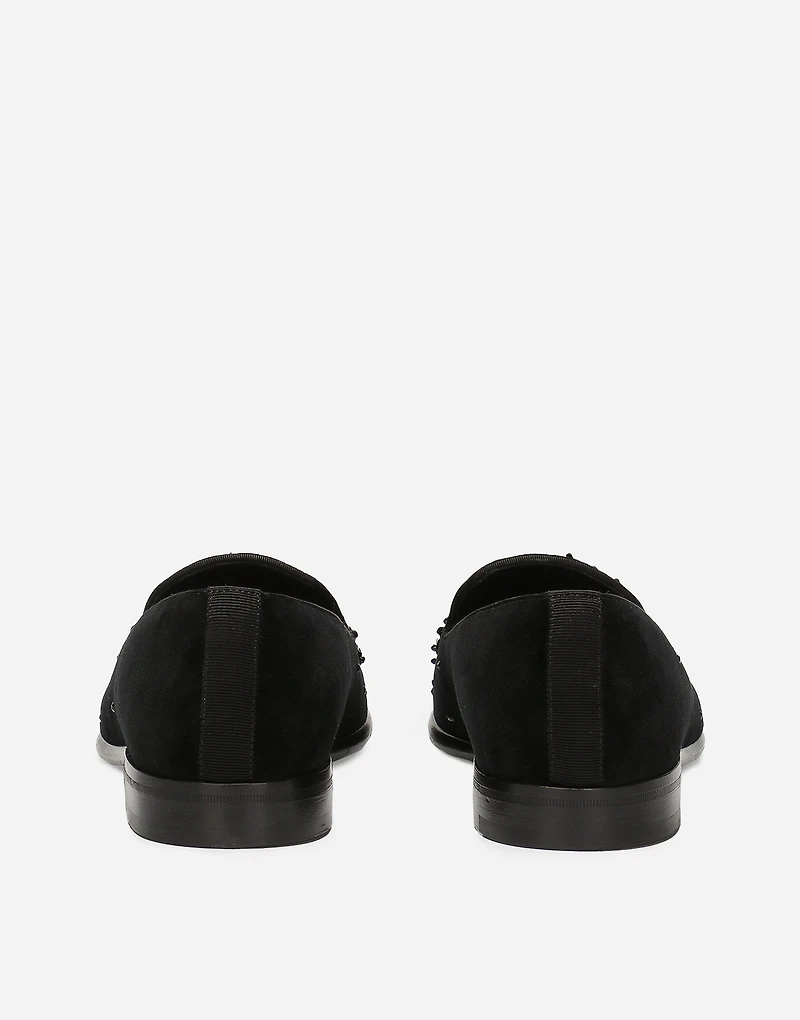 Velvet slippers