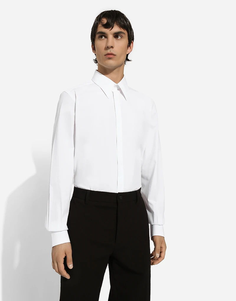 Cotton Martini-fit shirt